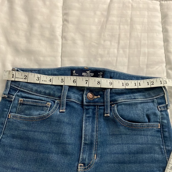 HOLLISTER high rise super skinny juniors women’s jeans Size 5R W27 L28 - Picture 6 of 10